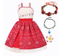 New front Costume de princesse Vaiana fille carnaval robe Vaiana fille océanie Noël Cosplay Party Halloween Fêtes Cosplay Party Halloween Noël robe fantaisie，110