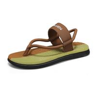 New front Hommes Sandales d'été Chaussures Tongs Confortable Flip Flops Plage Piscine Casual et Légeres Décontracté Extérieur Respirant Loisir Simple Stylées,Vert.43