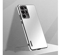 New Frosted Metal Lens Case Cover for Samsung, 2023 New Lens Protection All-Inclusive Anti-Fall Case for Samsung S23/S22/S21 (White,for S21)