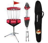 New Games - Frisbeesport Chainwalker corbeilles de Disque de Golf Unisex-Adult, Rouge, Taille Unique