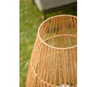 Lampe de jardin en jute Sisine 70 cm Batterie rechargeable