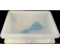 New GENUS DEI X F.LLI Fontana HOTELLERIE | Boîte à Levage Pizza et Pain | Boîte alimentaire pour pâte | Boîte à pâte | Boîte plastique + Couvercle transparent 30 x 40 x 10 cm + cadeau