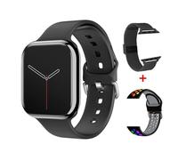 New GPS montre intelligente série 10 pour Apple Watch 10 mémoire musique vidéo Bluetooth appel étanche NFC Smartwatch Black add C2