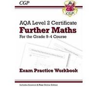 New Grade 9-4 AQA Level 2 Certificate: Further Maths - Exam Practice Workbook (with Ans & Online Ed) | CGP Books CGP BooksCGP Books (Auteur)