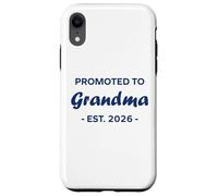 New Grandma Quote Promoted to Grandma Est 2026 Coque pour iPhone XR