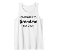 New Grandma Quote Promoted to Grandma Est 2026 Débardeur