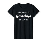 New Grandma Quote Promoted to Grandma Est 2026 T-Shirt