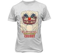 New Graphic Evil Clowns Chubby Face Horror Novelty Tee Killer Klowns Men's T-Shirt Manches Courtes(3X-Large)