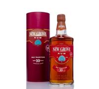 NEW GROVE - 10 Ans Old Tradition - Rhum Vieux - 40 % Alcool - Origine : Île Maurice - Bouteille 70 cl