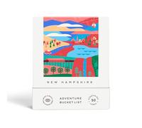 New Hampshire Adventure Bucket List : 50 cartes à gratter pour les activités de plein air, les attractions touristiques et les voyages en voiture - Cadeau de voyage parfait et guide pour explorer le