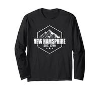 New Hampshire Est. 1768 États-Unis Amérique Manche Longue