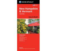 New Hampshire et Vermont, carte facile à lire | Rand McNally