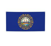 New Hampshire State Flag Print Party Decor,Best Banner Flags for Events,Innovative Designs for Birthday Party Supplies