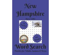 New Hampshire Word Search: Word Searches With Easy-To-Read Print About New Hampshire, Local Towns, Culture, Lifestyle, and More | 6 x 9 inches, 110 ... For Vacation, Holidays and Free Times