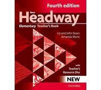 New Headway: Elementary A1-A2 – Manuel de l'enseignant + CD de ressources – Oxford University Press