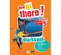 Collectif – New Hi there! – Anglais 5e – Workbook élève A1/A2
