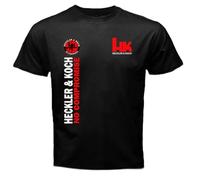 New HK Heckler & Kock No Compromise Firearms T-Shirt Funny Cotton Tee Gift Men Black L