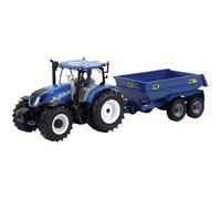 NeW Holland T6.175 Tracteur Et Remorque Power T NC 314 1:32 Britains Farm 43268