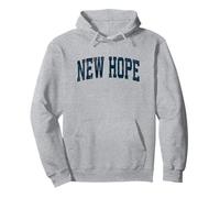 New Hope Minnesota MN Vintage Athletic Sports Marine Design Sweat à Capuche