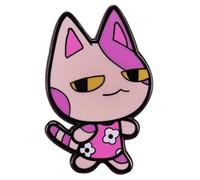 New Horizons Bob Lazy Cat Villager Apple Village Game Badge en émail 3 cm, 1.2 Inches, Émail, émail