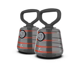 New Image FITT Bell - Cloches de bouilloire réglables - Rempli d'eau - Ensemble de poids d'exercice - Idéal pour le fitness, l'entraînement de base et l'haltérophilie - Design durable et solide -