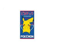 NEW IMPORT, POK-02 Serviette de Plage en Coton Pokemon 140 x 70 cm