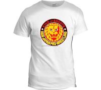 New Japan Pro Wrestling NJPW Wrestler Sports Japanese Martial Arts Men's T Shirt T-Shirt White XL
