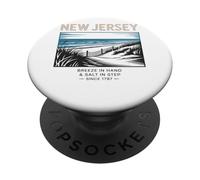 New Jersey Breeze In Hand Sel In Step PopSockets PopGrip Adhésif