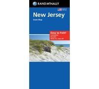 New Jersey, carte facile à plier | Rand McNally