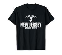 New Jersey Est. 1787 Garden State, États-Unis T-Shirt