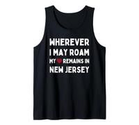 New Jersey Où Que j'aille, Mon cœur Reste dans Le New Jersey Débardeur