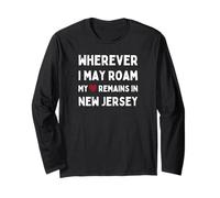 New Jersey Où Que j'aille, Mon cœur Reste dans Le New Jersey Manche Longue