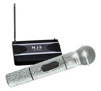 New Jersey Sound Corp Système de microphone radio VHF à main effet cristal Argenté 174,1 MHz