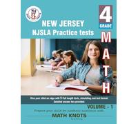 New Jersey Student Learning Assessments (NJSLA) , 4th Grade MATH Practice Tests ,Volume 1