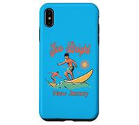New Jersey Surfer Sea Bright NJ Surf Beach Vacation Coque pour iPhone XS Max