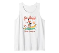 New Jersey Surfer Sea Bright NJ Surf Beach Vacation Débardeur