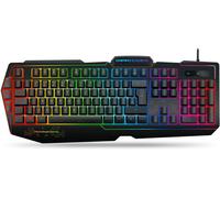 [New] K900 Gaming Keyboard Qwerty Uk¿ 105 Semi-Mechanical Keys -9-Mode Led Rgb Backlighting,Including 1 Customisable Mode ¿ 19 Anti-Ghosting Keys