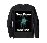 New Knee New Me Fitness Motivation Chirurgie du Genou Récupération Manche Longue