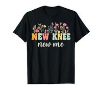 New Knee New Me Funny Knee Replacement Surgery Recovery T-Shirt Graphique avec Valeur
