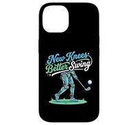 New Knees Better Swing Retired Golfer Genouillère de Remplacement Coque pour iPhone 14