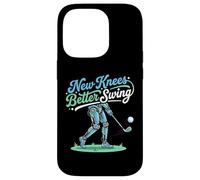 New Knees Better Swing Retired Golfer Genouillère de Remplacement Coque pour iPhone 14 Pro