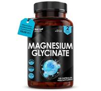 New Leaf Products Compléments de Magnésium Bisglycinate, Bisglycinate de Magnésium 1 040 mg (208 mg par Portion), 120 Gélules à Haute Concentration, Ingrédient Actif Pur, Fabriqués au Royaume-Uni