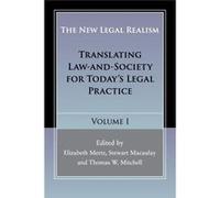 New Legal Realism Professor Elizabeth Mertz, Stewart Macaulay, Thomas W Mitchell (Auteur)
