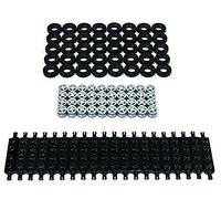 NEW Lego Tire, Wheel and Long Axles Bulk Lot - 100 Pieces Total by LEGO