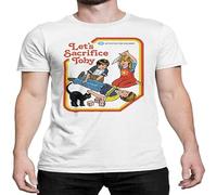 New Let S Sacrifice Toby Activities for Children Spell Circle Premium Mens T-Shirt Black Size M