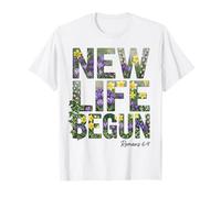 New Life Begun Jésus - Foi chrétienne T-Shirt