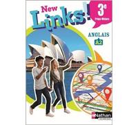 New Links - Anglais - 2 cd audio - Niveau A2 - 3ème Prépa-métiers - 2020 Livres avec 2 CD audio - Collectif - Nathan Technique - Livre CD - Scolaire / Universitaire CD