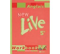 New live, cinquième 2001, cahier d'exercices