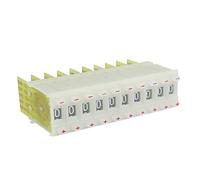 New Lon0167 10 En vedette Pièces KM1 efficacité fiable 0-9 Numérique BCD Code Roue codeuse Molette Interrupteurs Blanc 22mm x 8mm(id:6fa 53 89 b79)