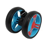 New Lon0167 150mm En vedette diamètre roue efficacité fiable pivotante poussette double en plastique rouleau poulie pour tube 25 mm(id:83b 24 6e 0f9)